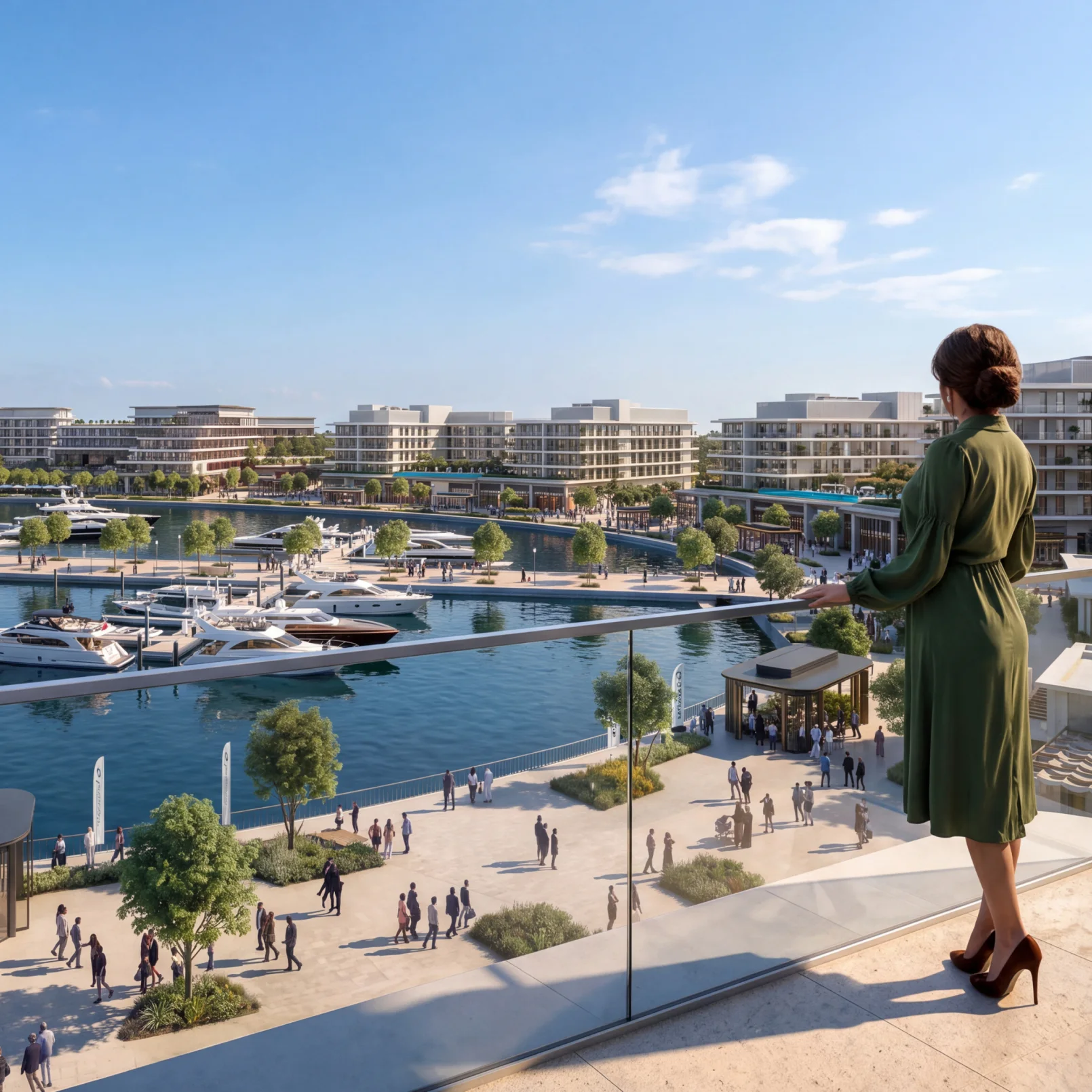 Ramhan Marina and its waterfront, Abu Dhabi