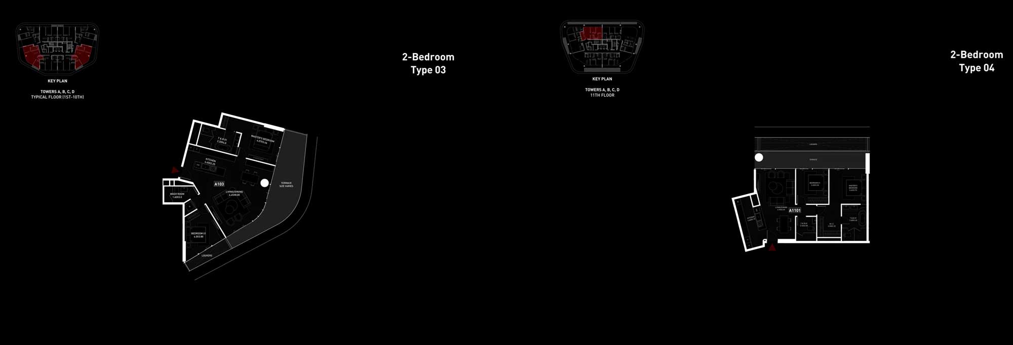 2 Bedroom Floor Plan