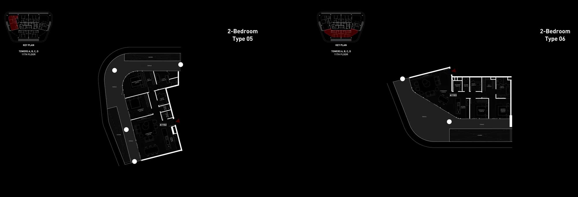 2 Bedroom Floor Plan