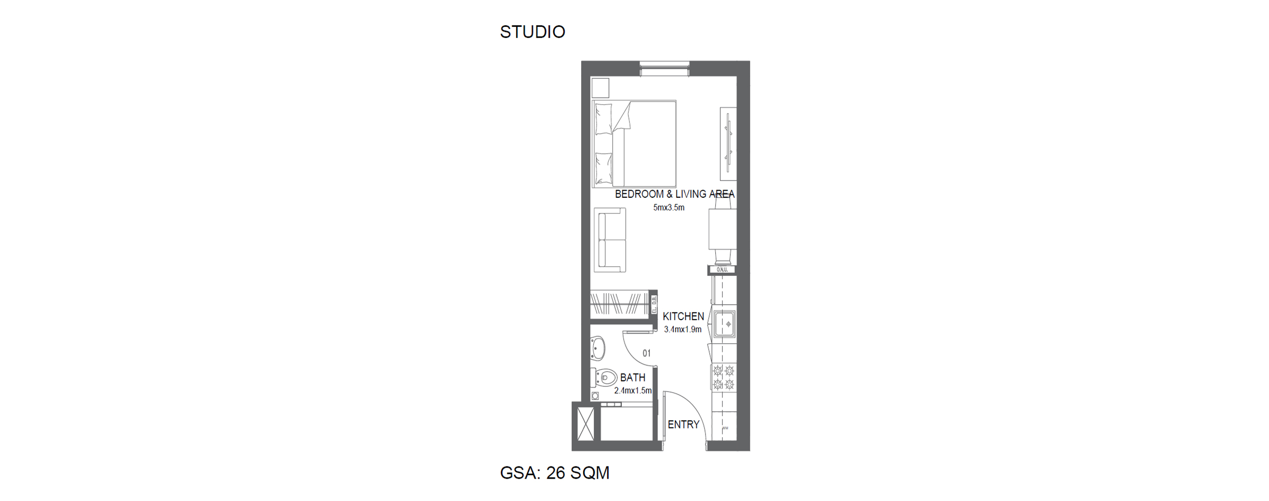 Studio Floor Plan