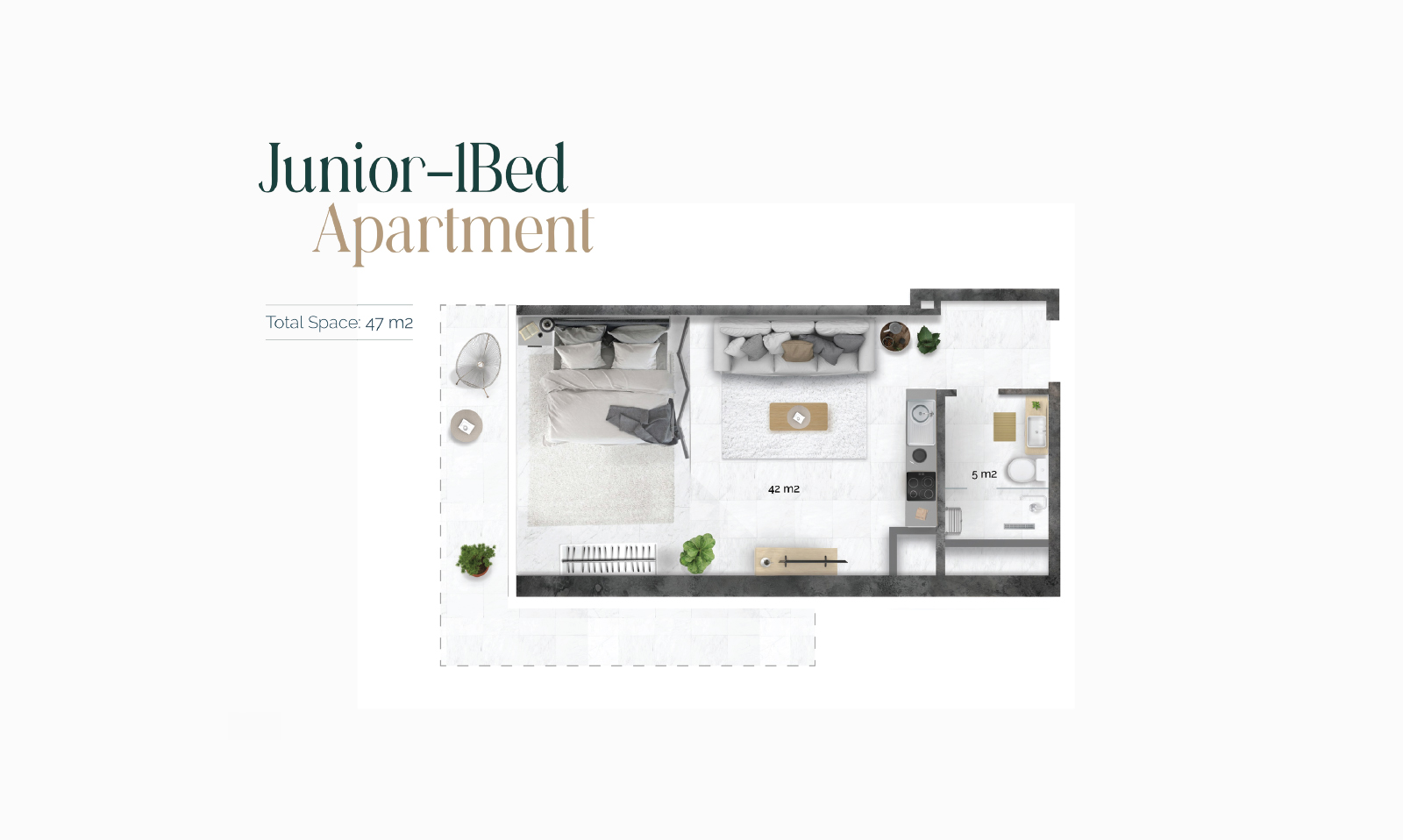 1 Bedroom Jnr Floor Plan
