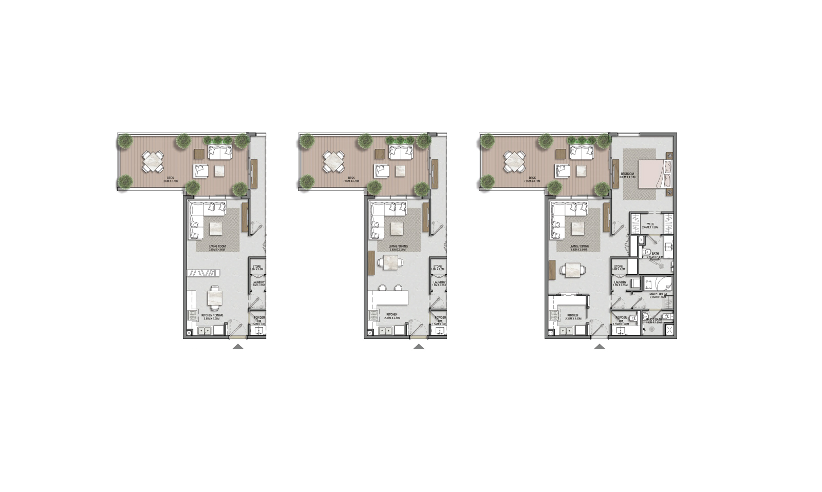 1 Bedroom Floor Plan