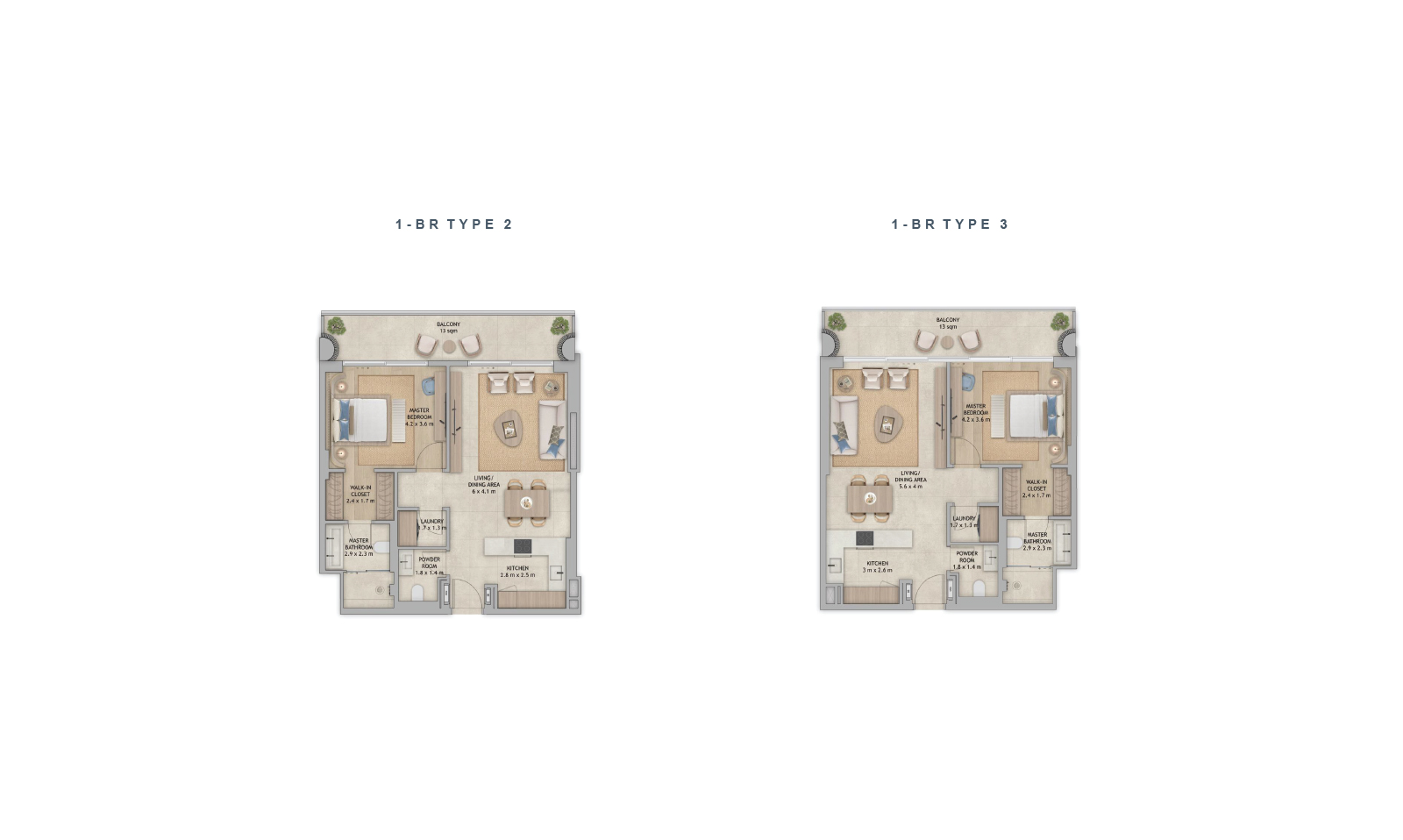 1 Bedroom Floor Plan