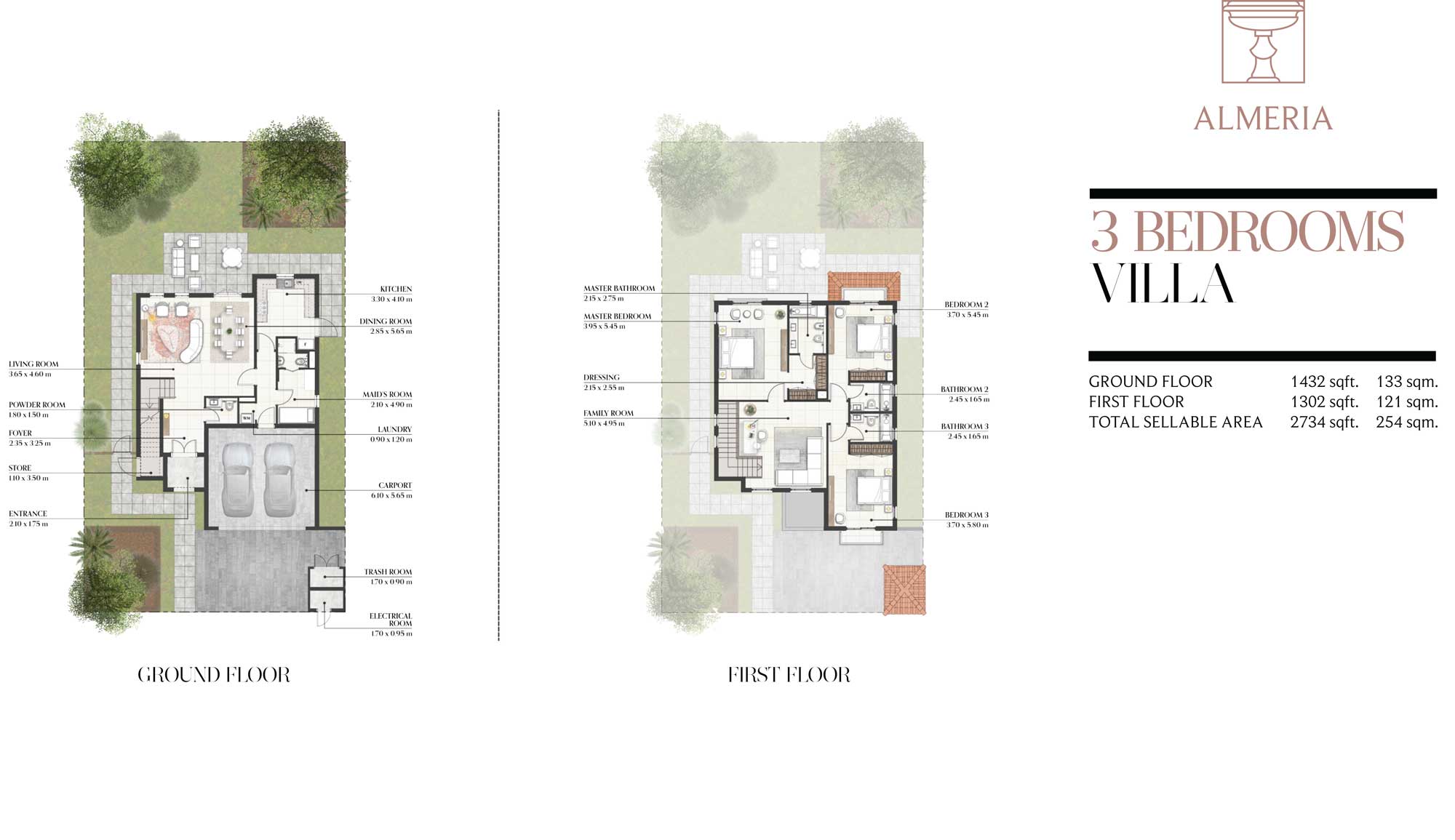 3 Bedroom Floor Plan