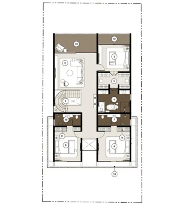 3 Bedroom Floor Plan