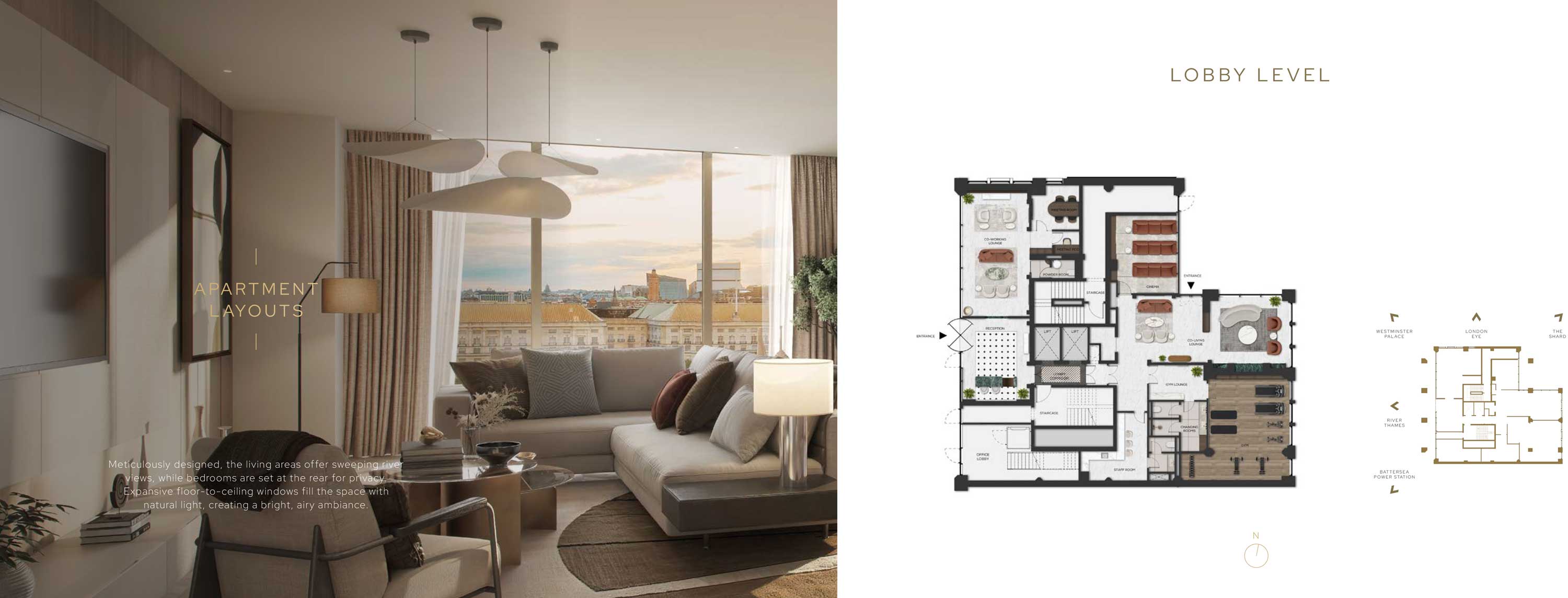Loby Level Floor Plan