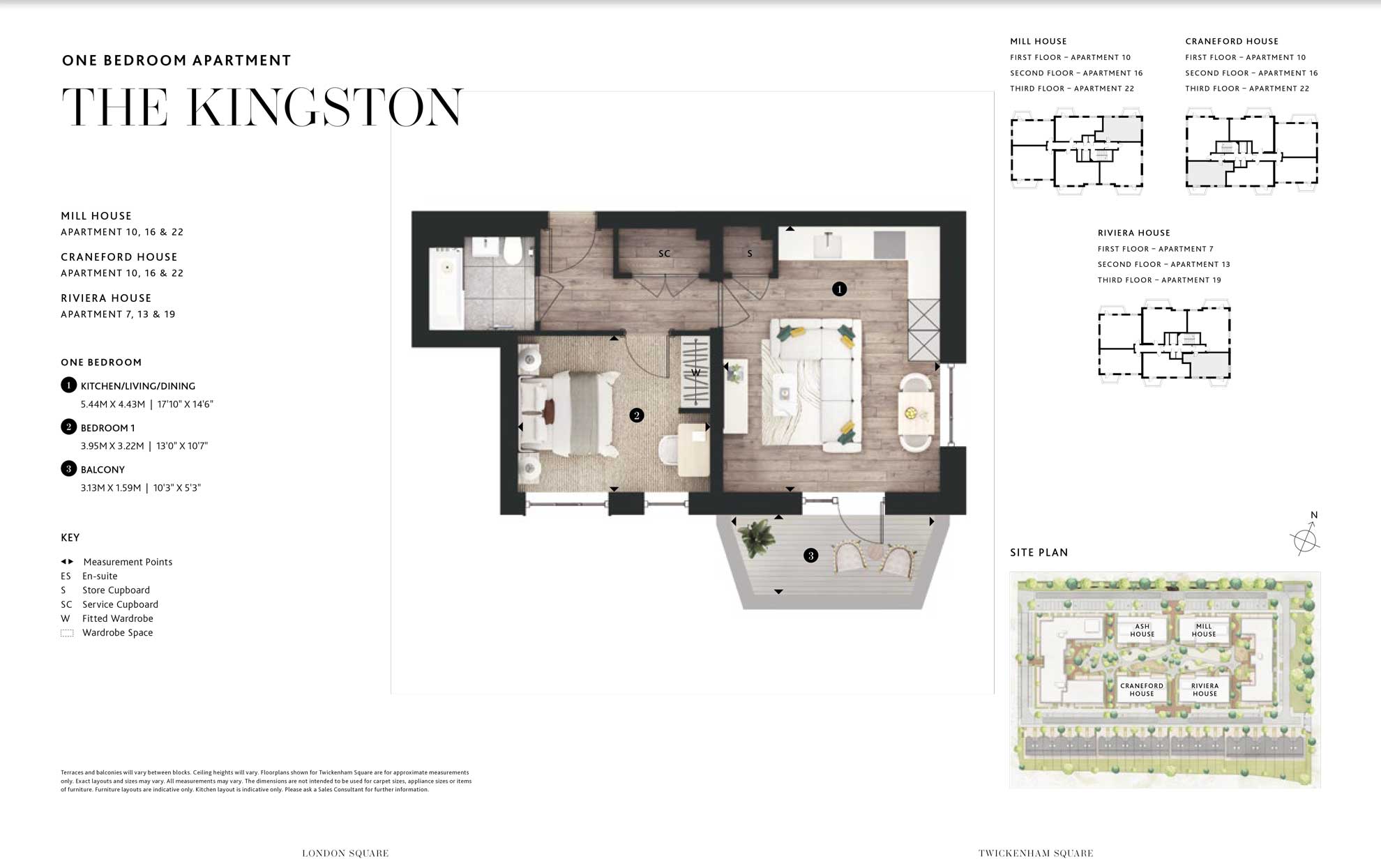 1 Bedroom Floor Plan