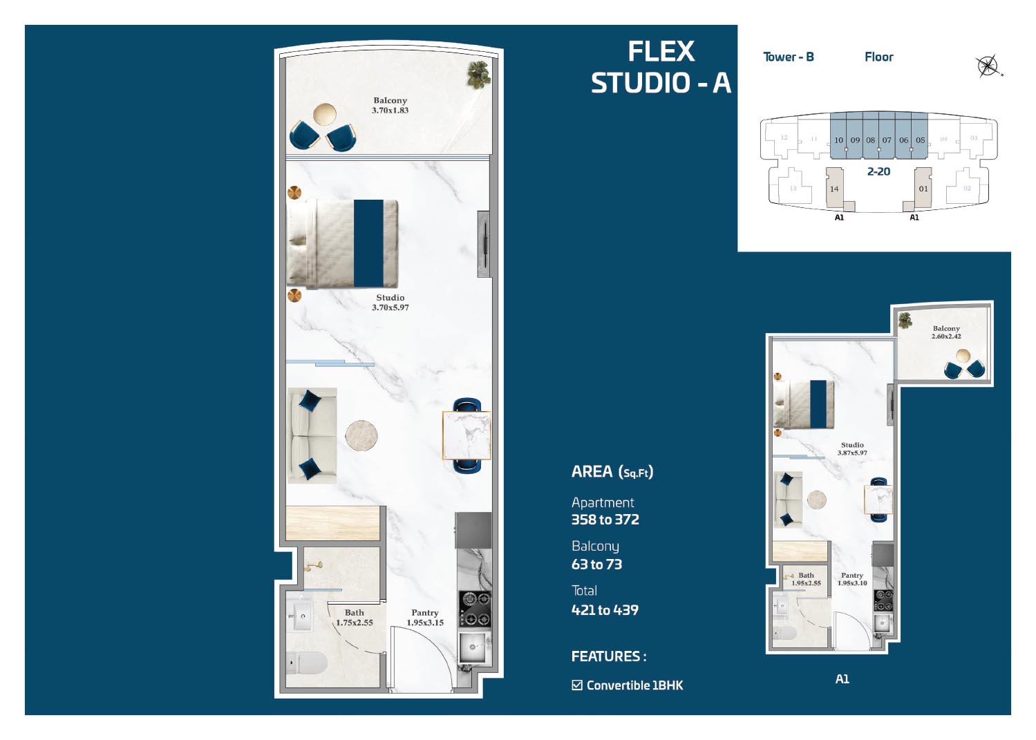 Studio Floor Plan
