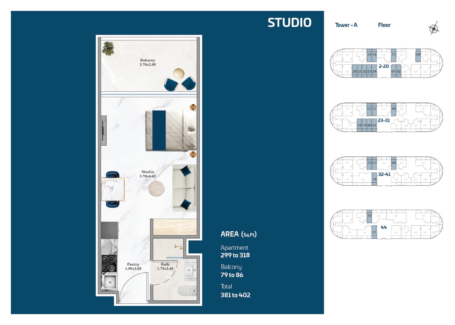 Studio Floor Plan