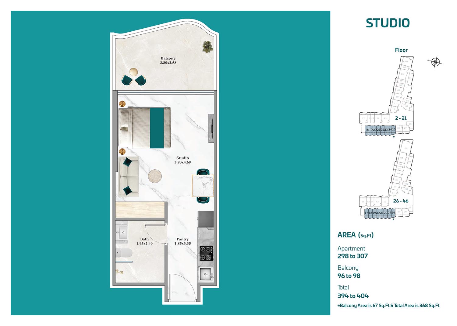 Studio Floor Plan