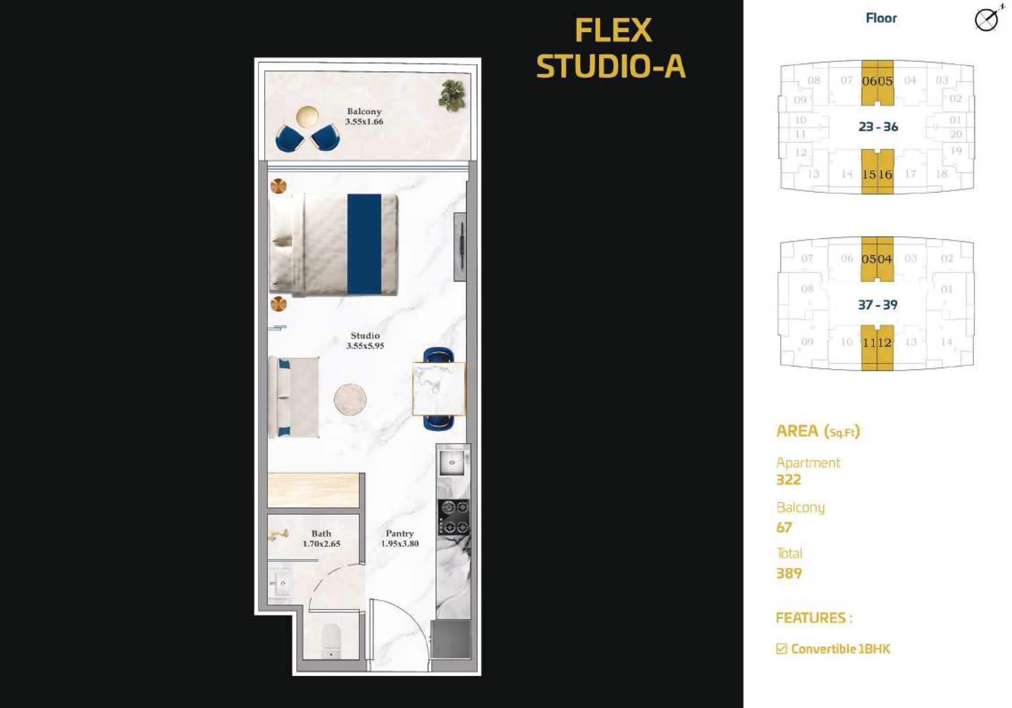 Studio Floor Plan