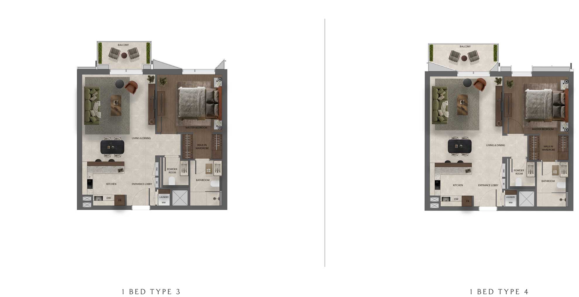 1 Bedroom Floor Plan