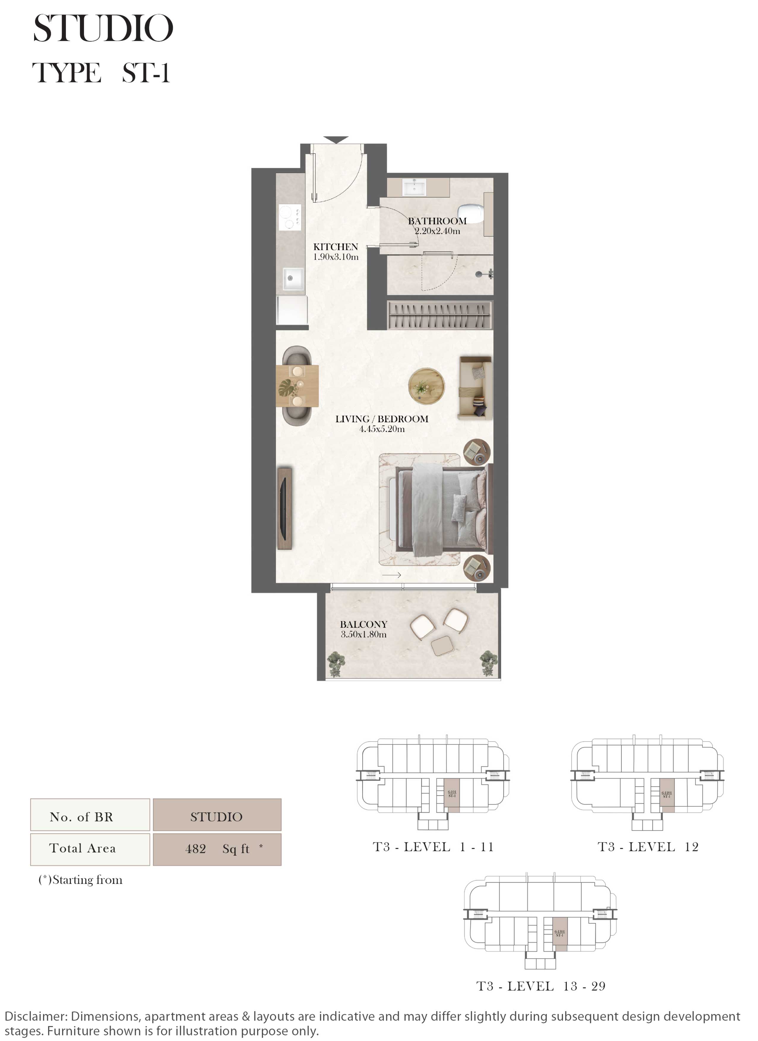 Studio Floor Plan