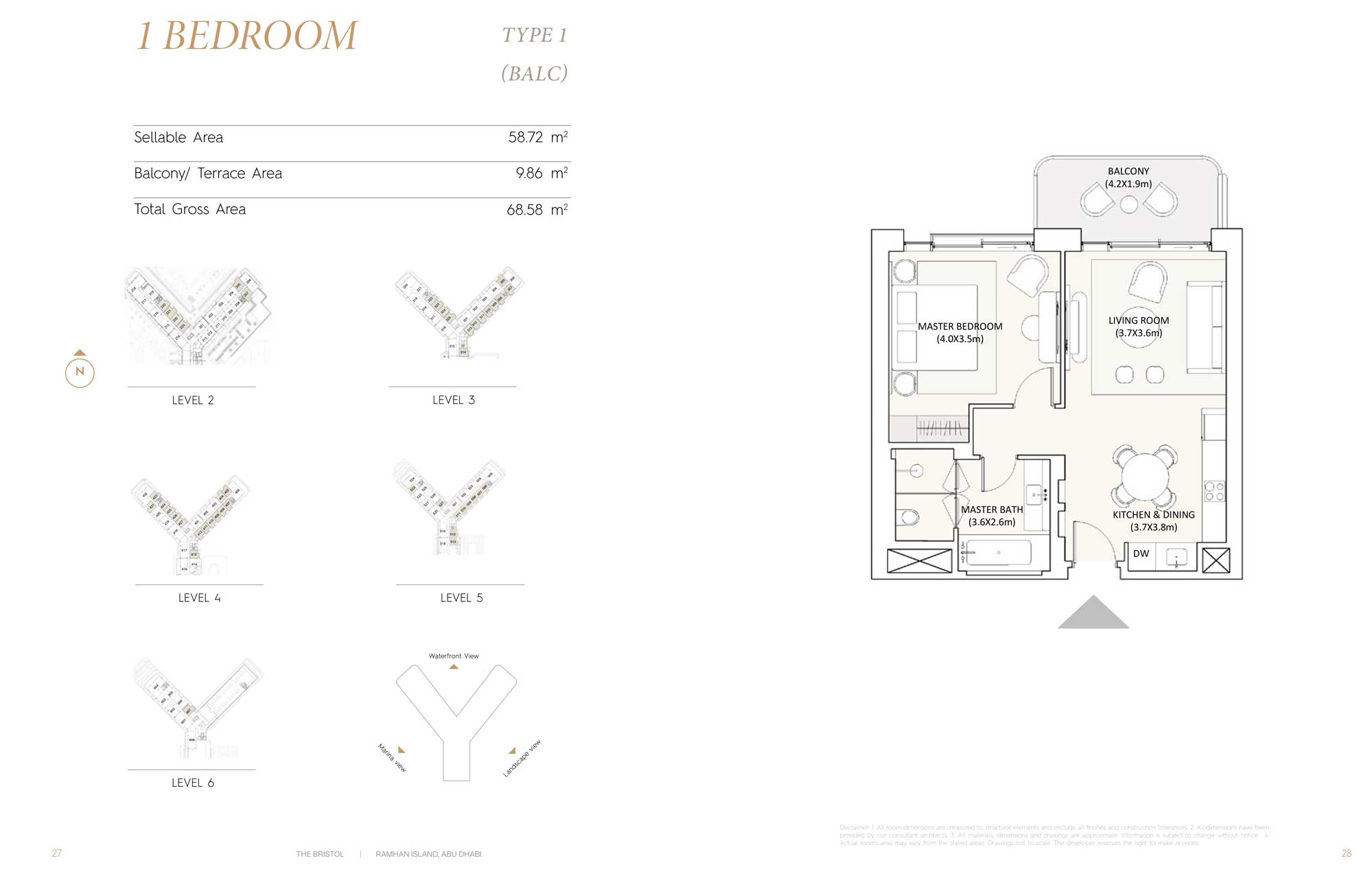 1 Bedroom Floor Plan