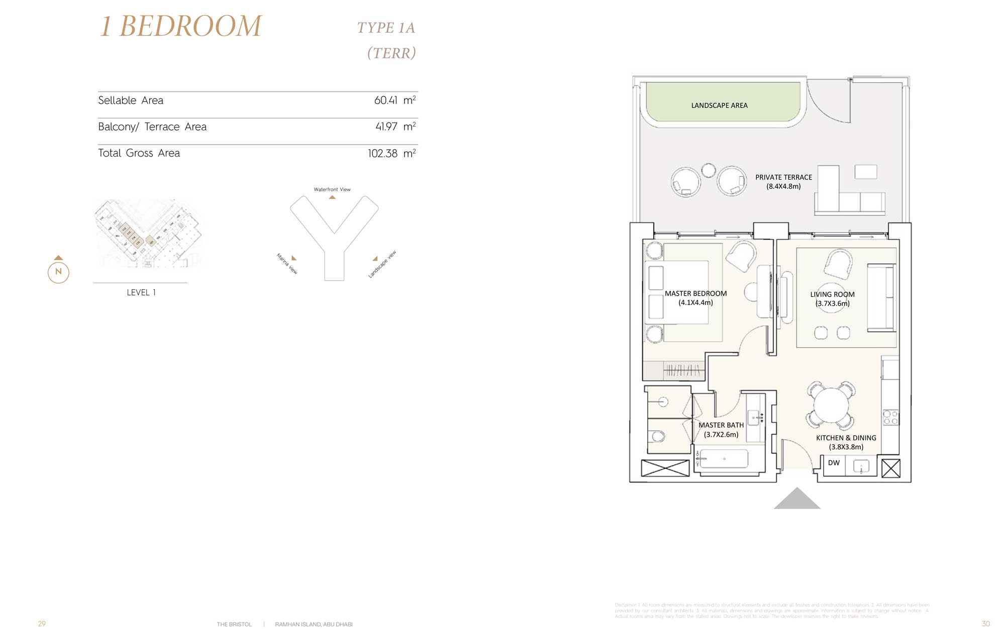 1 Bedroom Floor Plan