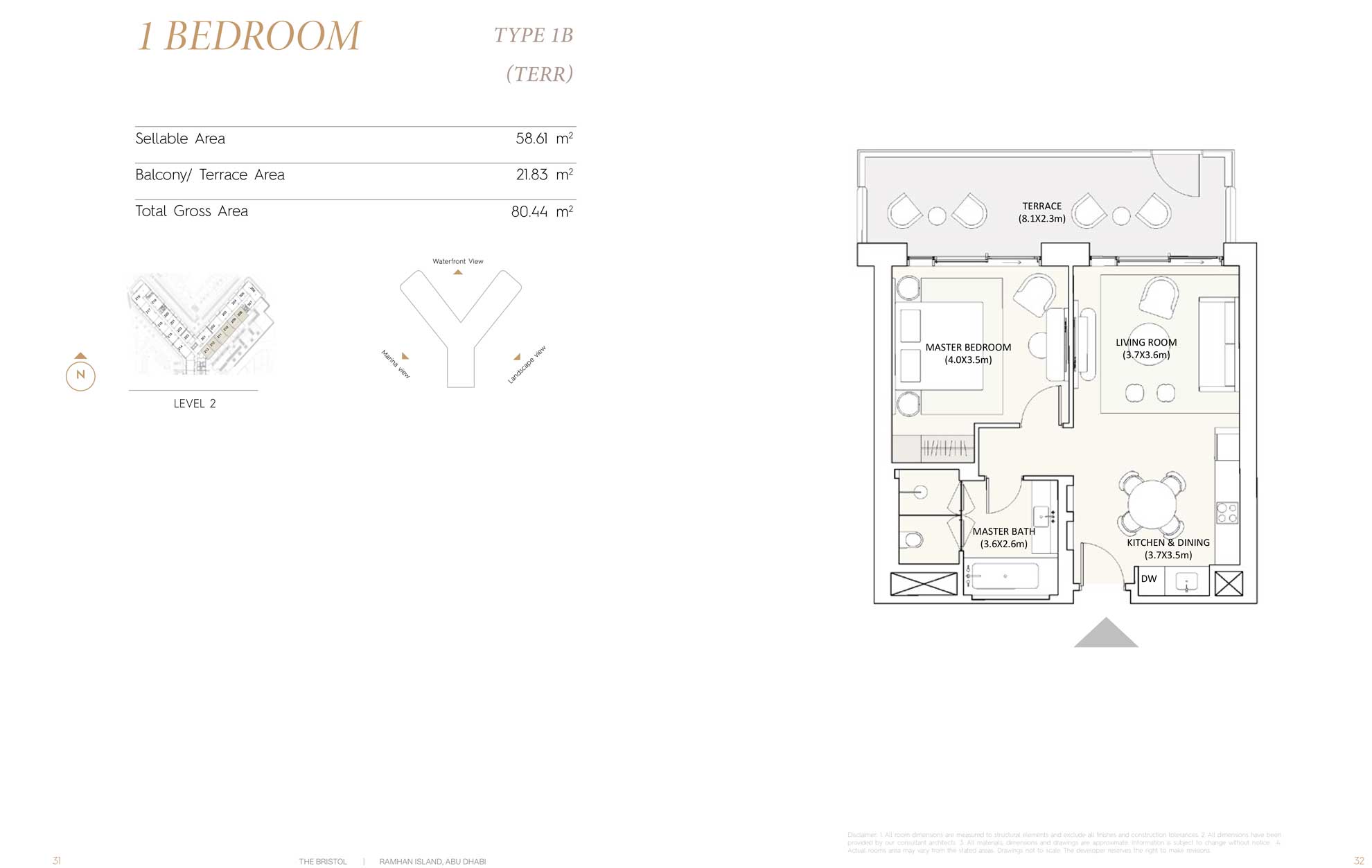 1 Bedroom Floor Plan