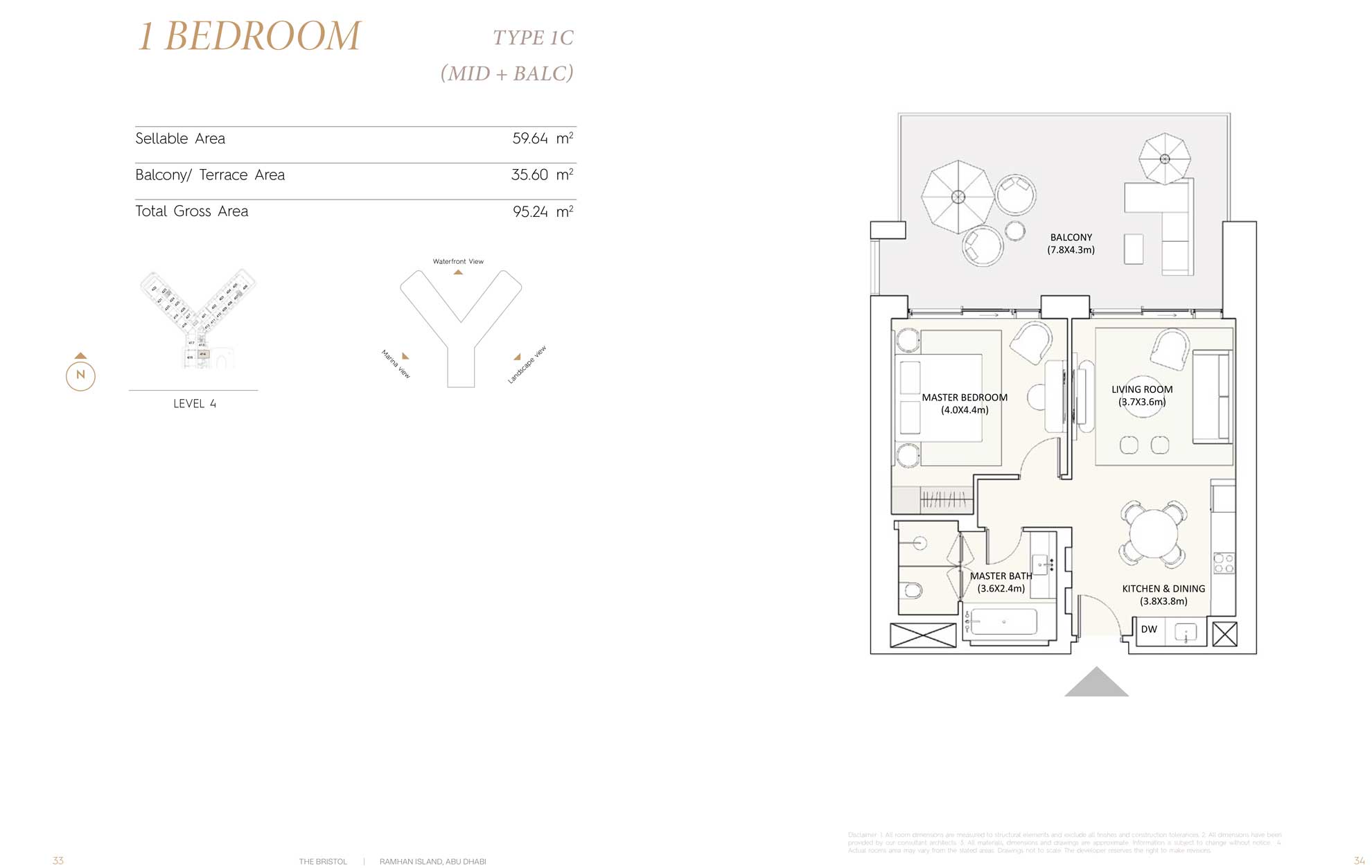 1 Bedroom Floor Plan